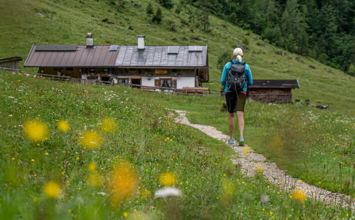 Wanderung zum Doppelkaser auf der Saletalm