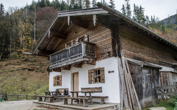 Die Ragert Alm im Klausbachtal