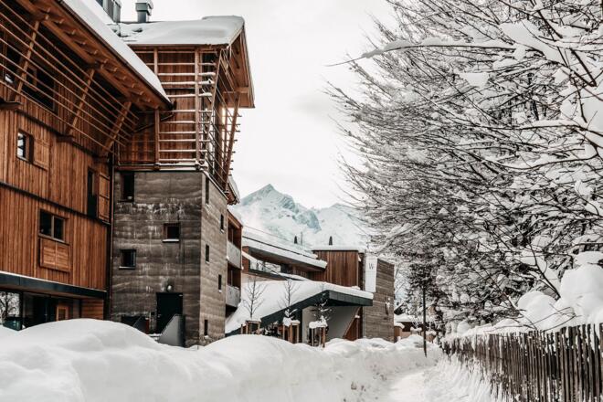 Werdenfelserei Außenansicht Winter
