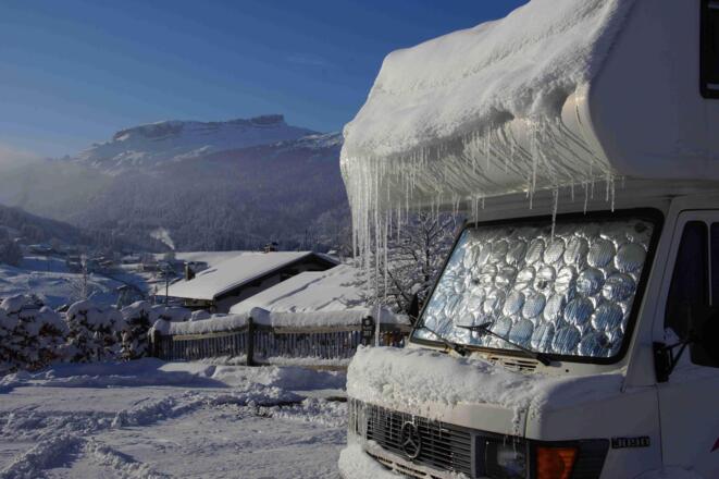 Ansicht Platz Winter