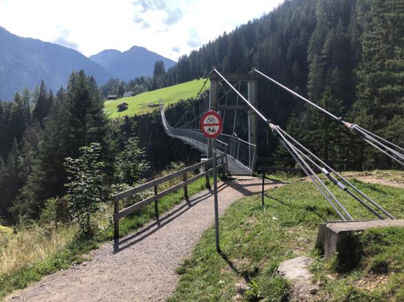Hängebrücke Holzgau