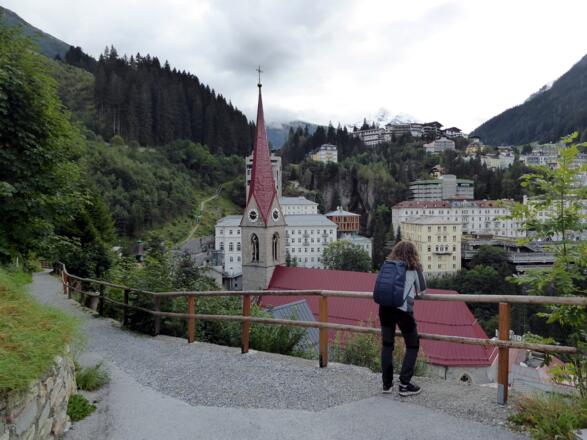 An die Elisabeth-Promenade könnte sich auch gleich die Kaiser-Wilhelm-Promenade mit Blick auf Bad Gastein anschließen.