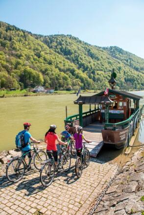 Donauradweg Radfähre Engelhartszell