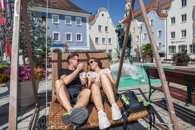 Innradweg | Radl-Pause in Schärding