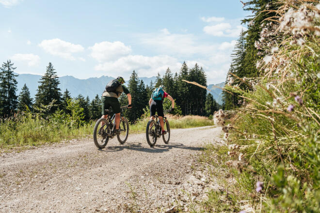 Mountainbikeroute durch 2 Nationalparks