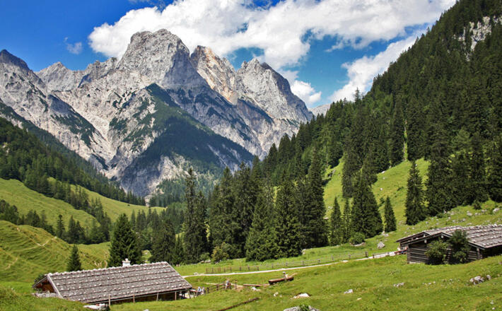 Die Bindalm im Nationalpark Berchtesgaden
