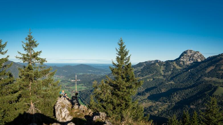 Blick von Sudelfeld zum Wendelstein
