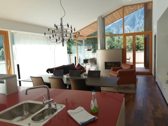 Penthouse,   Wohnraum