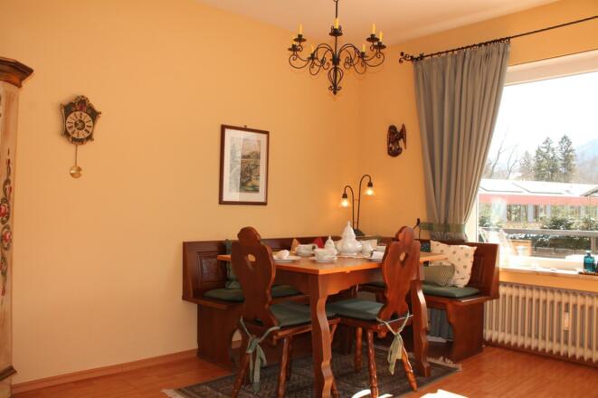 Essplatz im Wohnzimmer