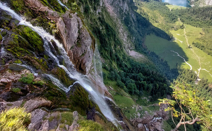 Der Röthbach stürzt 470 Meter in die Tiefe © Chris Peters / stock.adobe.com