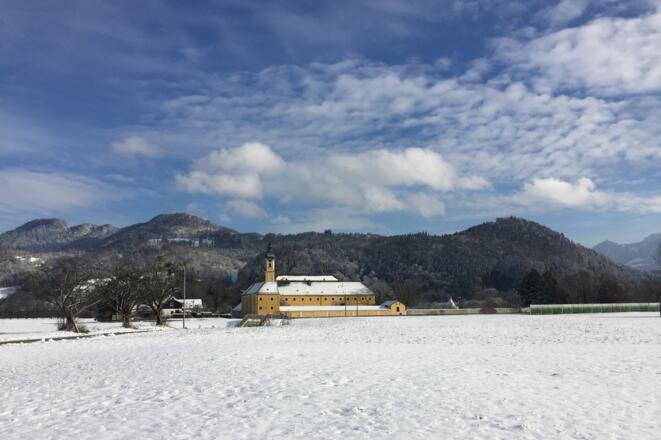 Kloster Reisach im Winter
