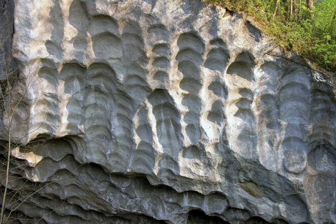 Mühlsteinbruch Hinterhör_Felswand