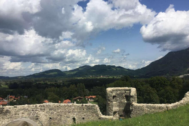 Burgruine Falkenstein Ausblick