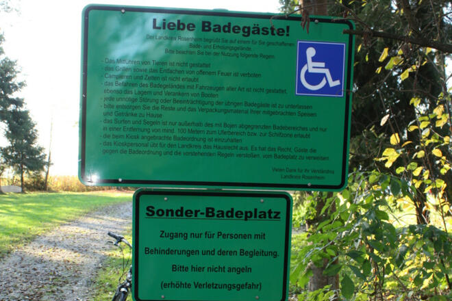 Badeplatz Pietzing_Schild