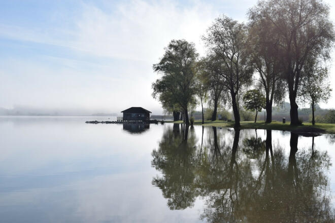 Rimsting_Strandbad_Hütte