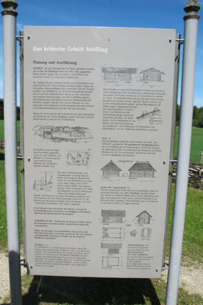 Tafel_keltisches Gehöft Stöffling