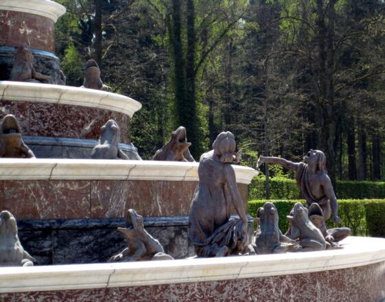 Brunnen Herrenchiemsee ohne Wasser