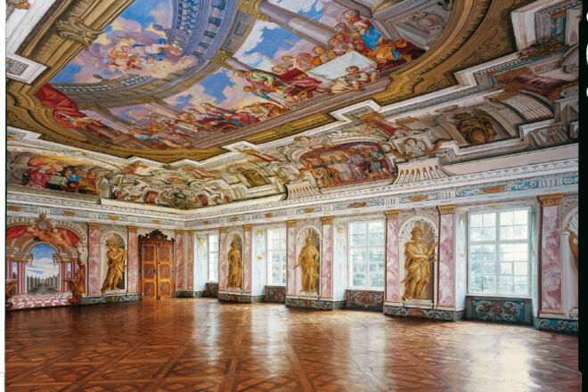 Herrenchiemsee_Augustiner-Chorherrenstift_Kaisersaal_Foto Konrad Rainer_DE001254