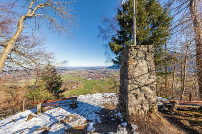 Zeppelinhöhe Grassau Winter