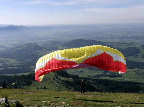 Start auf der Hochries