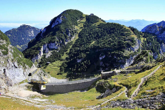 wendelstein zahnradbahn fruehjahr