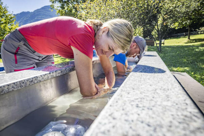 kneipp armbecken brannenburg Chiemsee Alpenland Tourismus