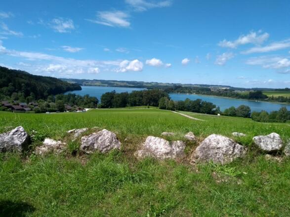 Aussicht von Gebertsham über den Mattsee