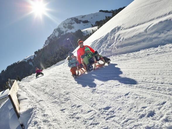 Söll_Rodeln_Rodelbahn Hexenritt_Wilder Kaiser