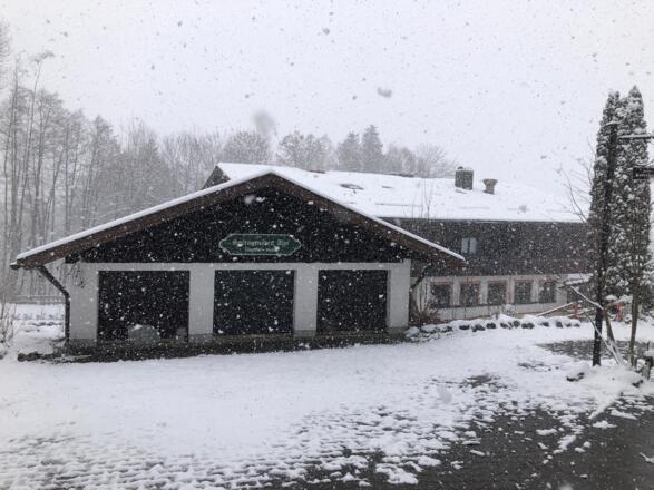Sprengöder Alm. Hier nach rechts