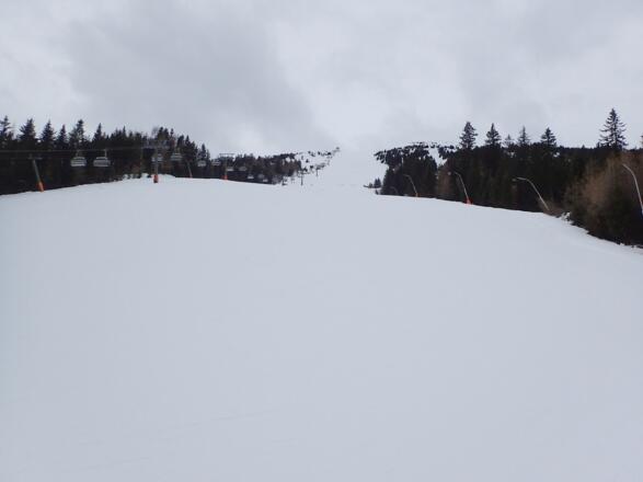 Fast menschenleere Piste