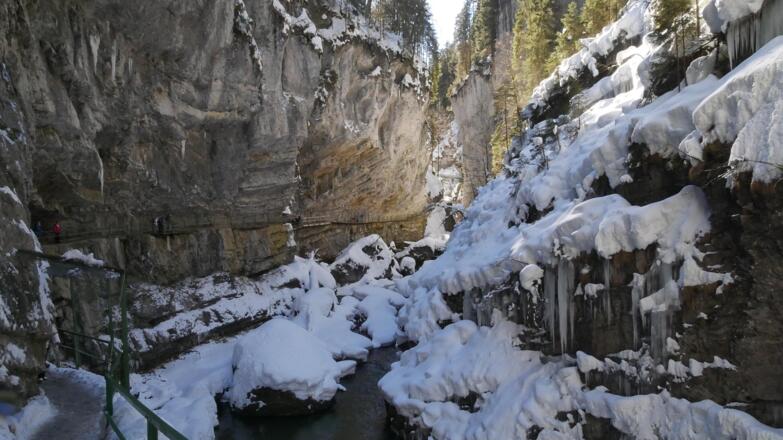Breitachklamm im Winter