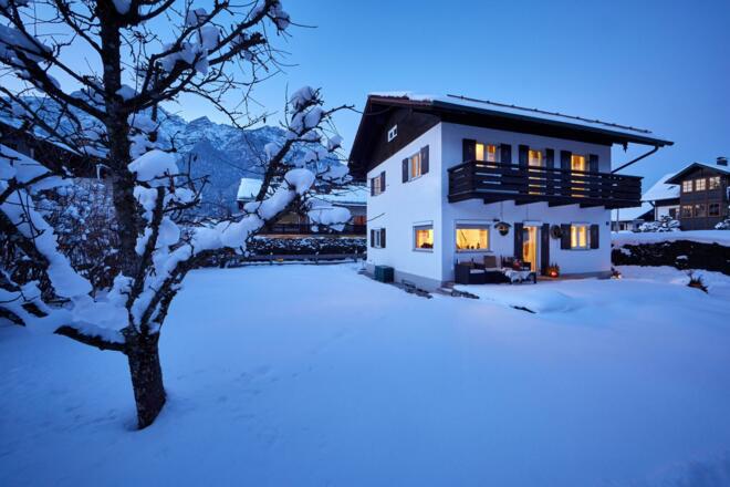 Das Alpenhaus im Winter