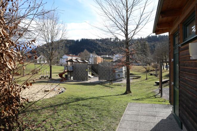 Spielplatz Windischgarsten Sandkiste und Burg