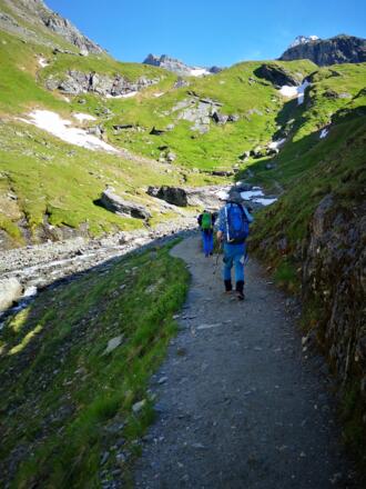 Wanderweg zur Lucknerhütte