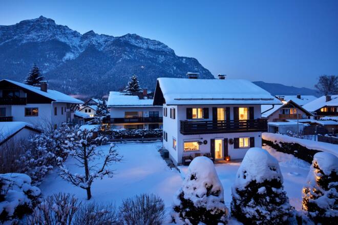 Das Alpenhaus im Winter