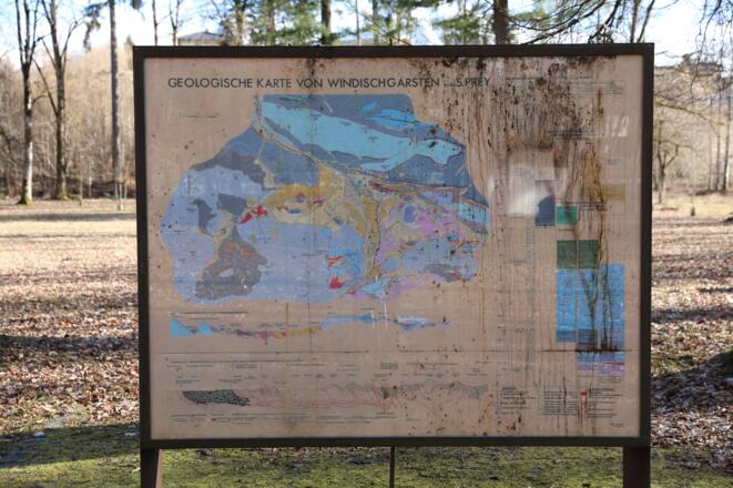 Übersichtskarte Geolehrpfad Windischgarsten