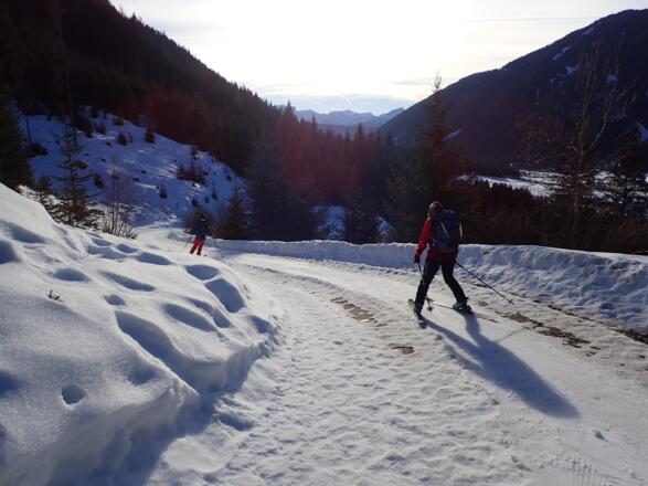 Nachmittags leicht aufgefirnt