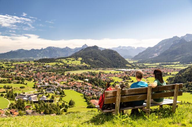 Aussichtspunkt auf der Wanderung zur Gundhütte