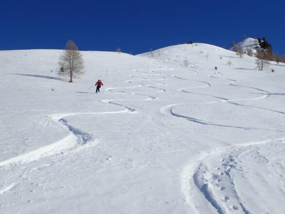 Oberhalb der Schusterhütte