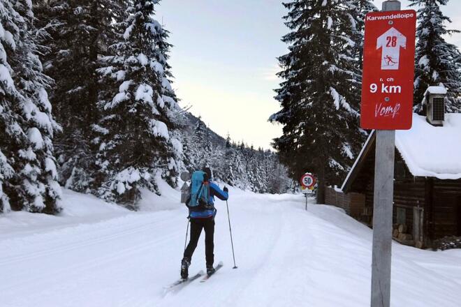 Loipe nach Hinterriss