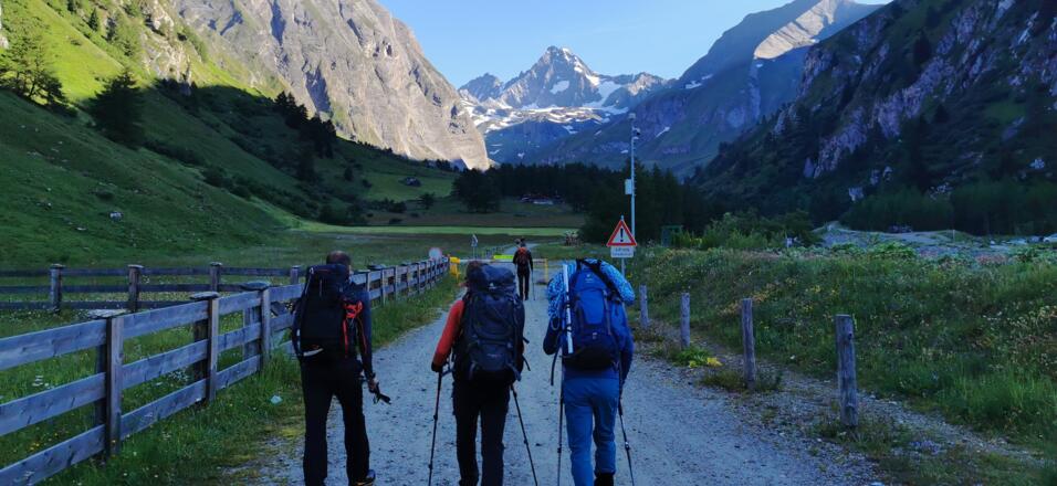 Wanderweg zur Lucknerhütte