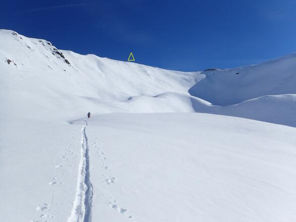 Von hier aus unscheinbar: Die Pürglesgungge