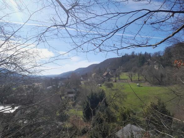 Streitberg mit Blick ins Wiesenttal nach Ebermannstadt