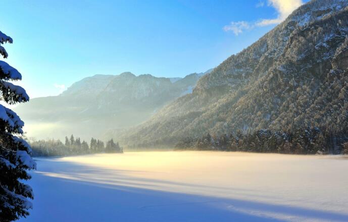 Wintertraum am Reintaler See in Kramsach