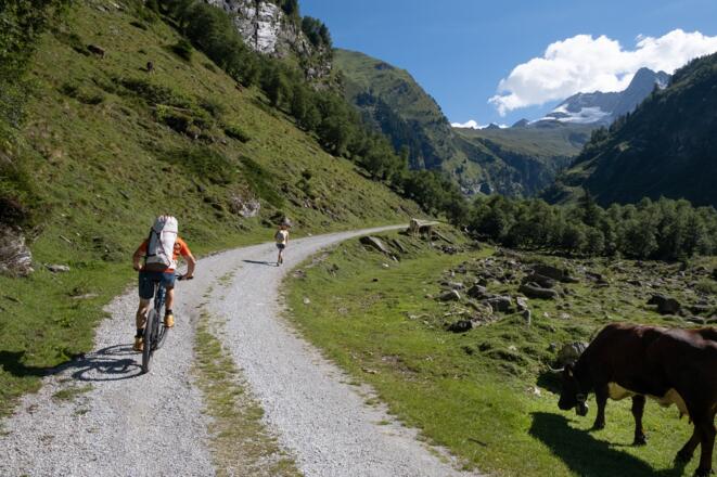Über den MTB-Zustieg freut man sich vor allem beim Abstieg.