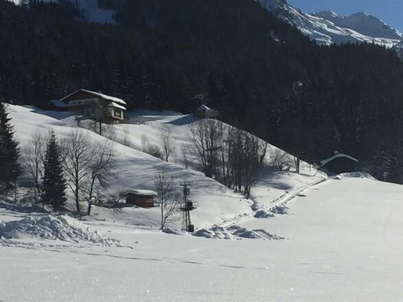 Ansicht mit neue Grillhütte