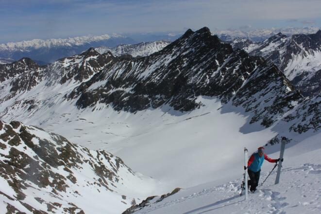 Die letzten Meter zum Gipfel