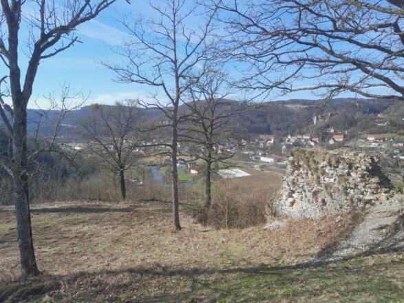 Blick auf Streitberg von der Neideck