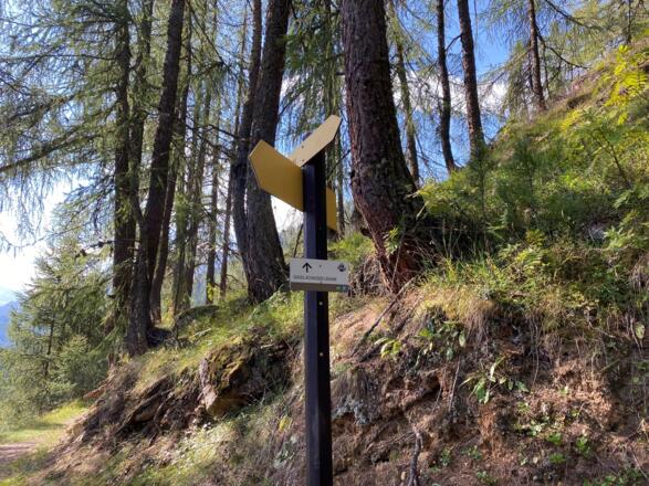 Beschilderung Panoramaweg