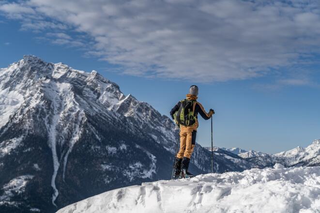 Auf Tourenskiern zum Hirschkaser am Hochschwarzeck